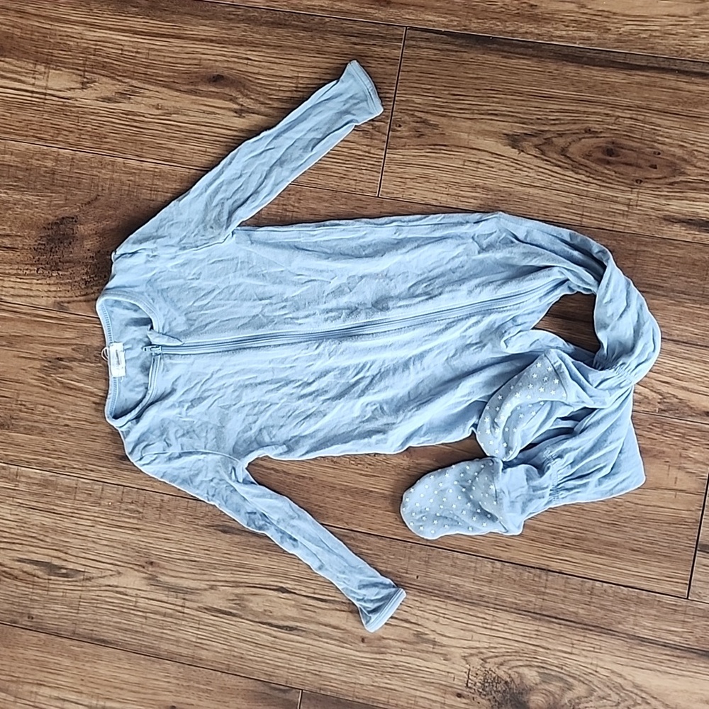 Light blue Angel Dear 12-18m footie
